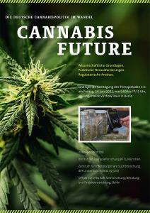 Flyer: Cannabis-Future - Der Wandel in der Cannabispolitik in Deutschland